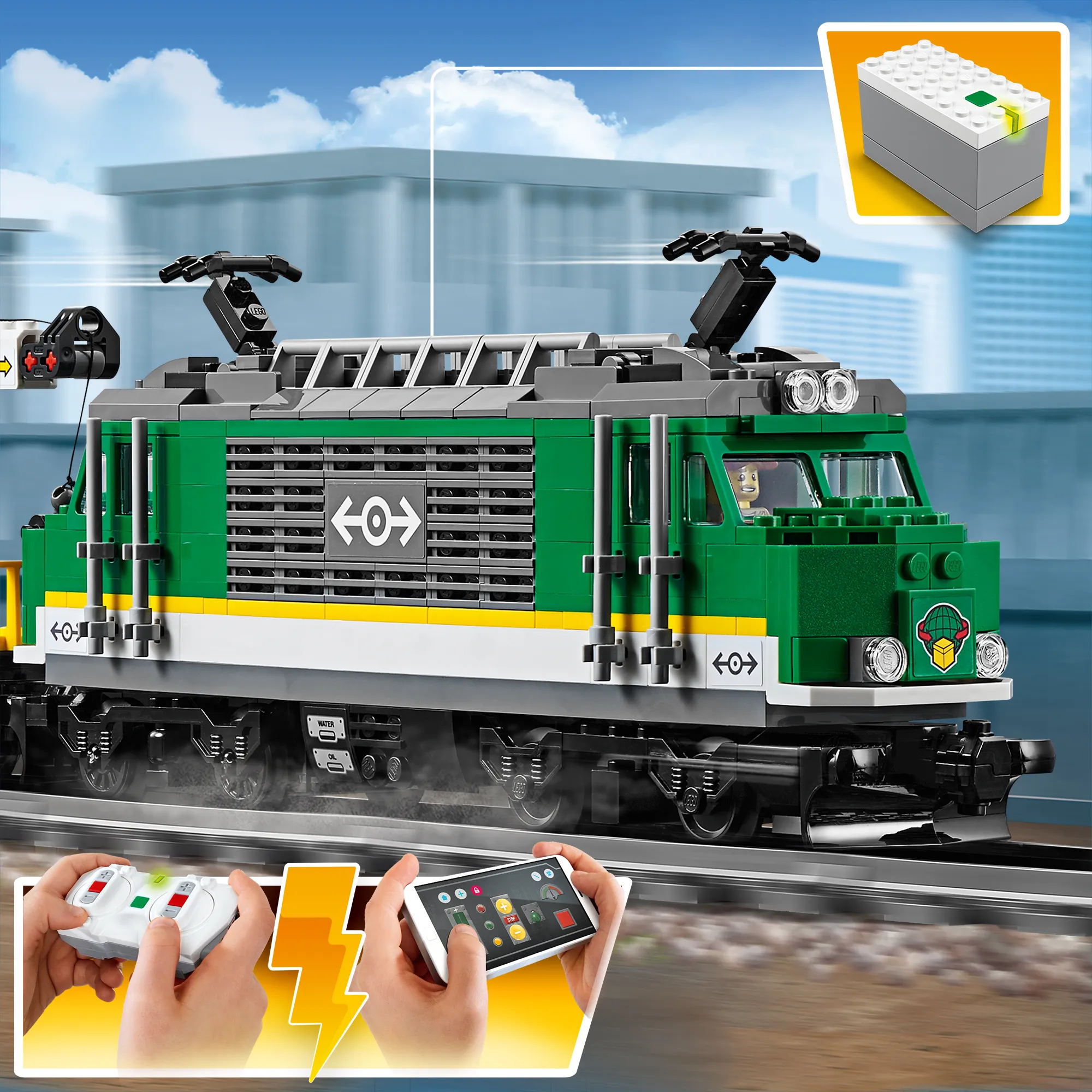 Lego City Freight Train 60198