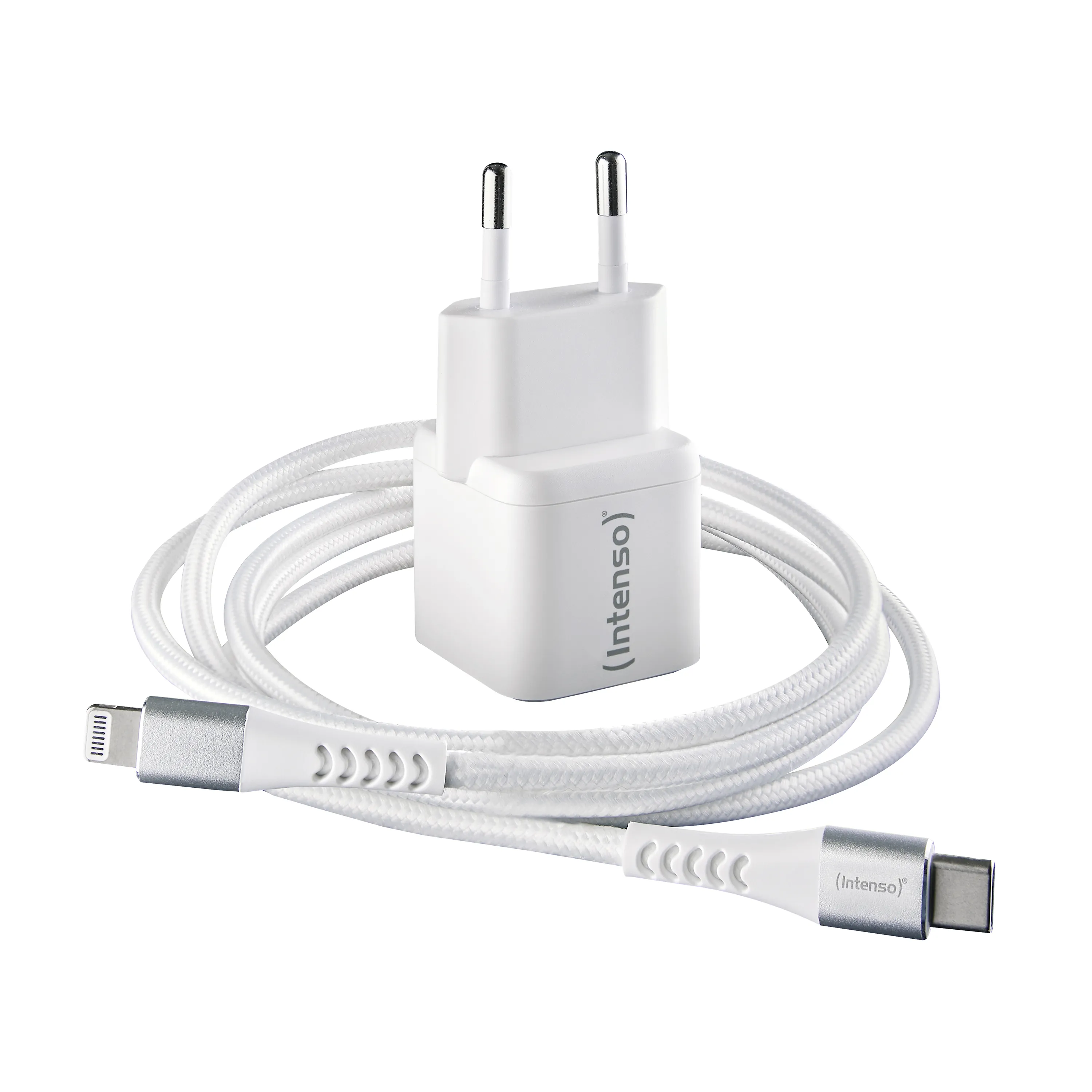 Intenso Power Adapter + USB Cable W30C + C315L GaN white