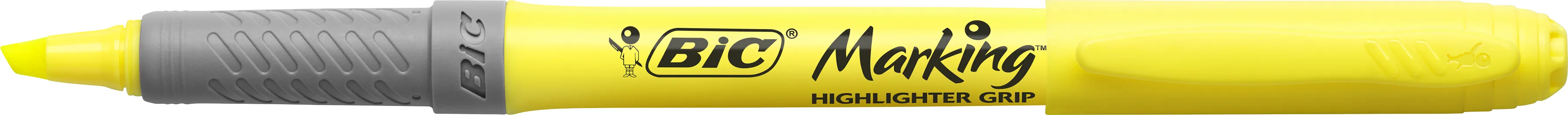BIC Brite Liner Grip textMarker yellow