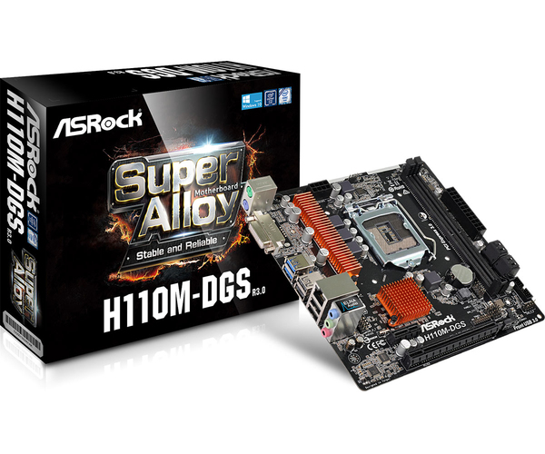 MB Intel 1151 ASRock H110M DGS R3.0