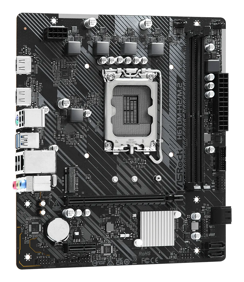 Asrock H610M H2/M.2 DDR4 LGA 1700 mATX - moderkort