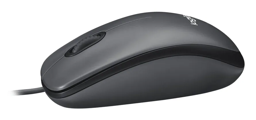 Logitech M90 - mus, Svart