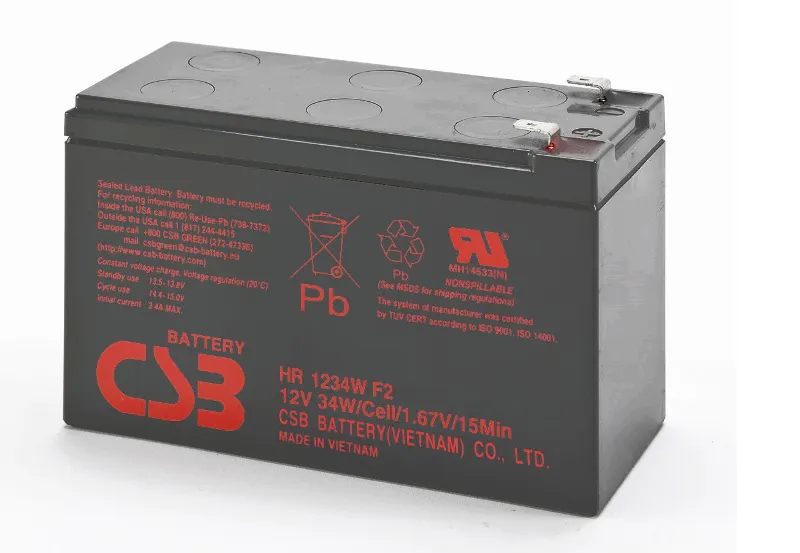 HR 1234W Battery 12V/3.4Ah