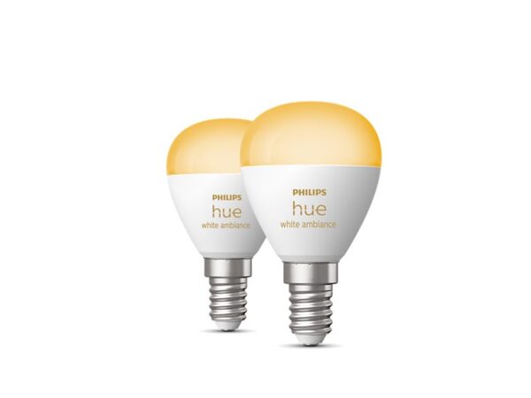 Hue White Ambiance E14 Klot 2-pack