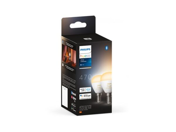 Hue White Ambiance E14 Klot 2-pack