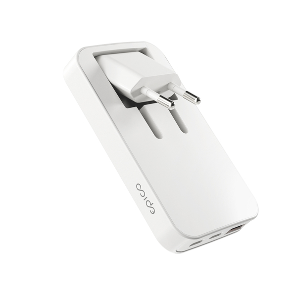 Epico UltraBoost Flat GaN 65W v&auml;ggladdare EA65b - vit