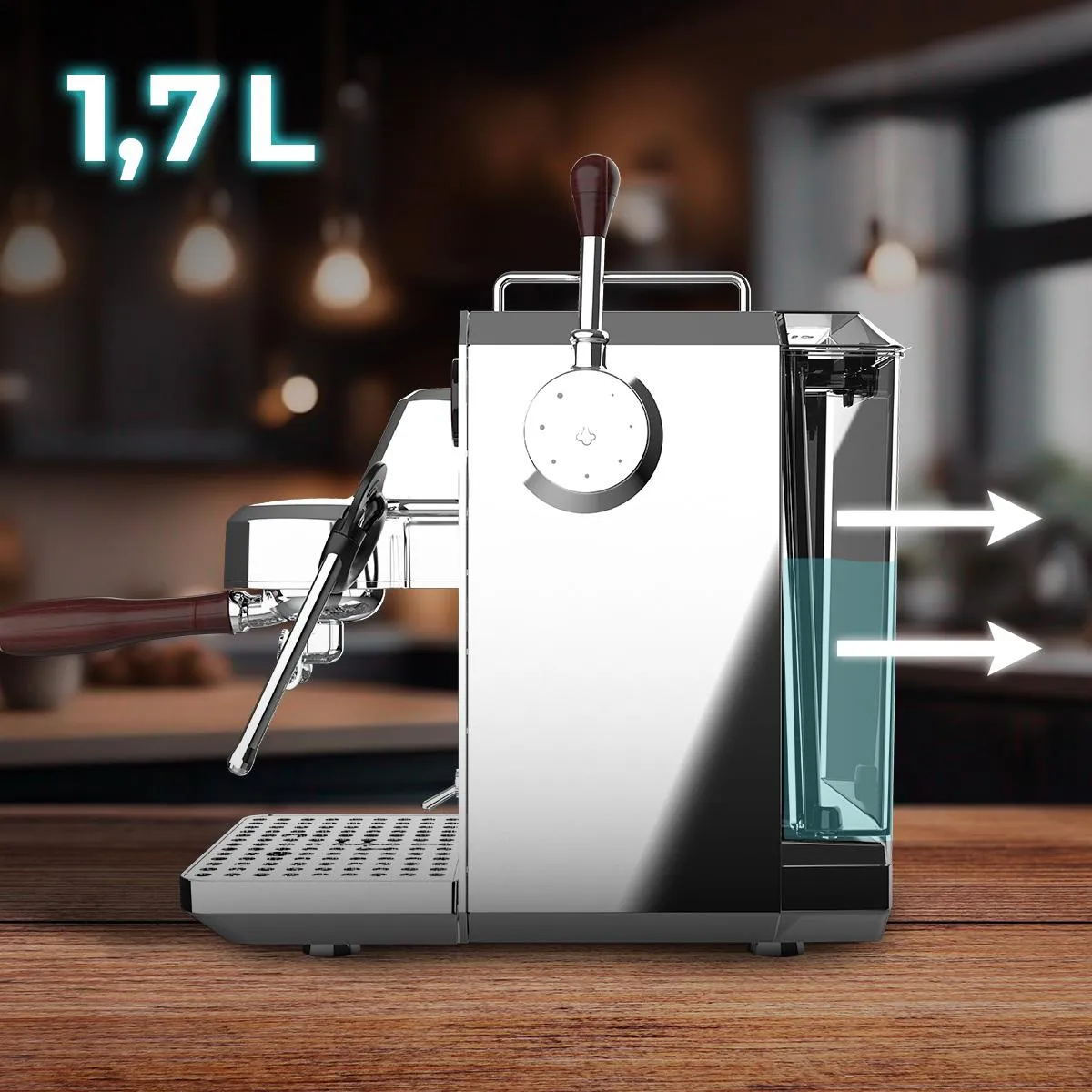 Cecotec Baristeo Intima espressomaskin, rostfritt st&aring;l