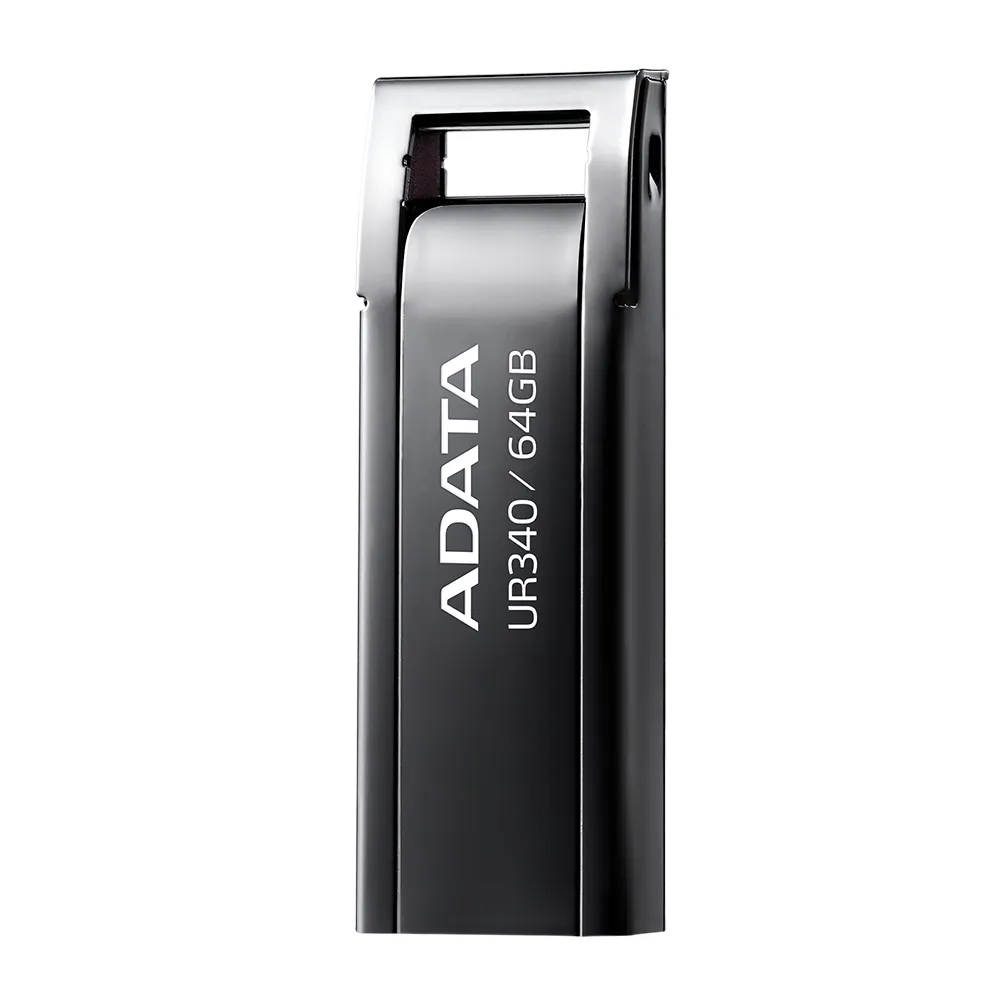 A-DATA UR340 USB 3.2 Gen 1 64 Gt -muistitikku, musta