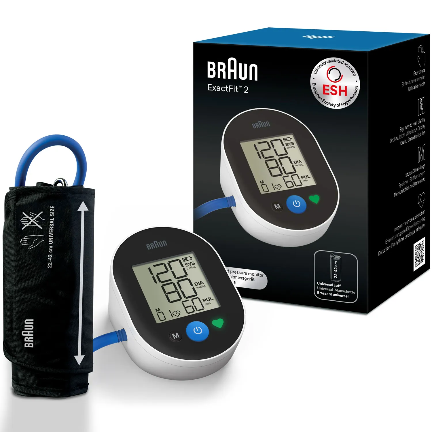 Braun Exact Fit 2 - blodtrycksmätare