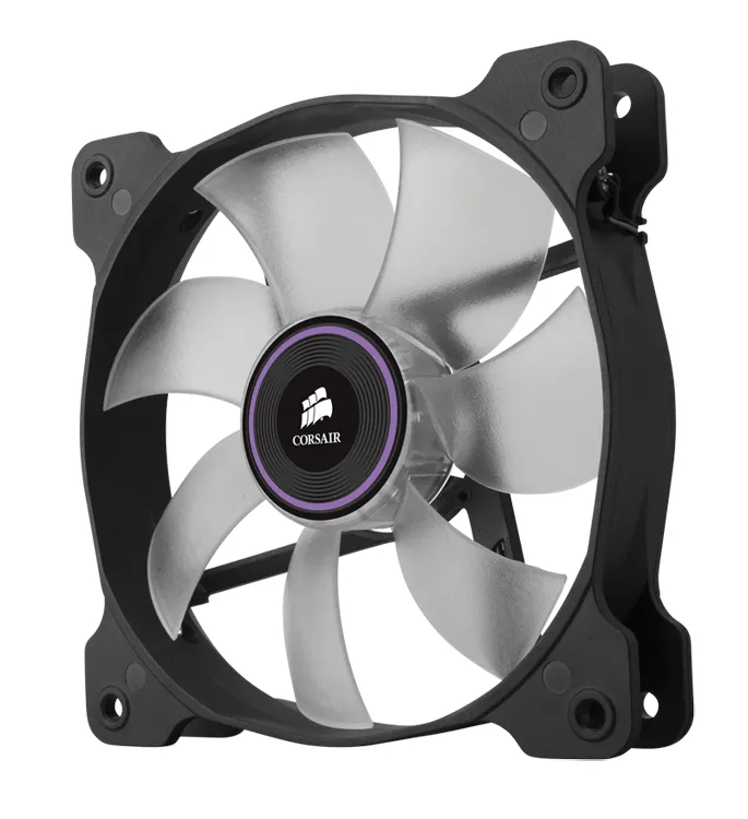 Corsair Air Series SP120 High Static Pressure 120 mm Case Fan, 2-pack - Purple LED