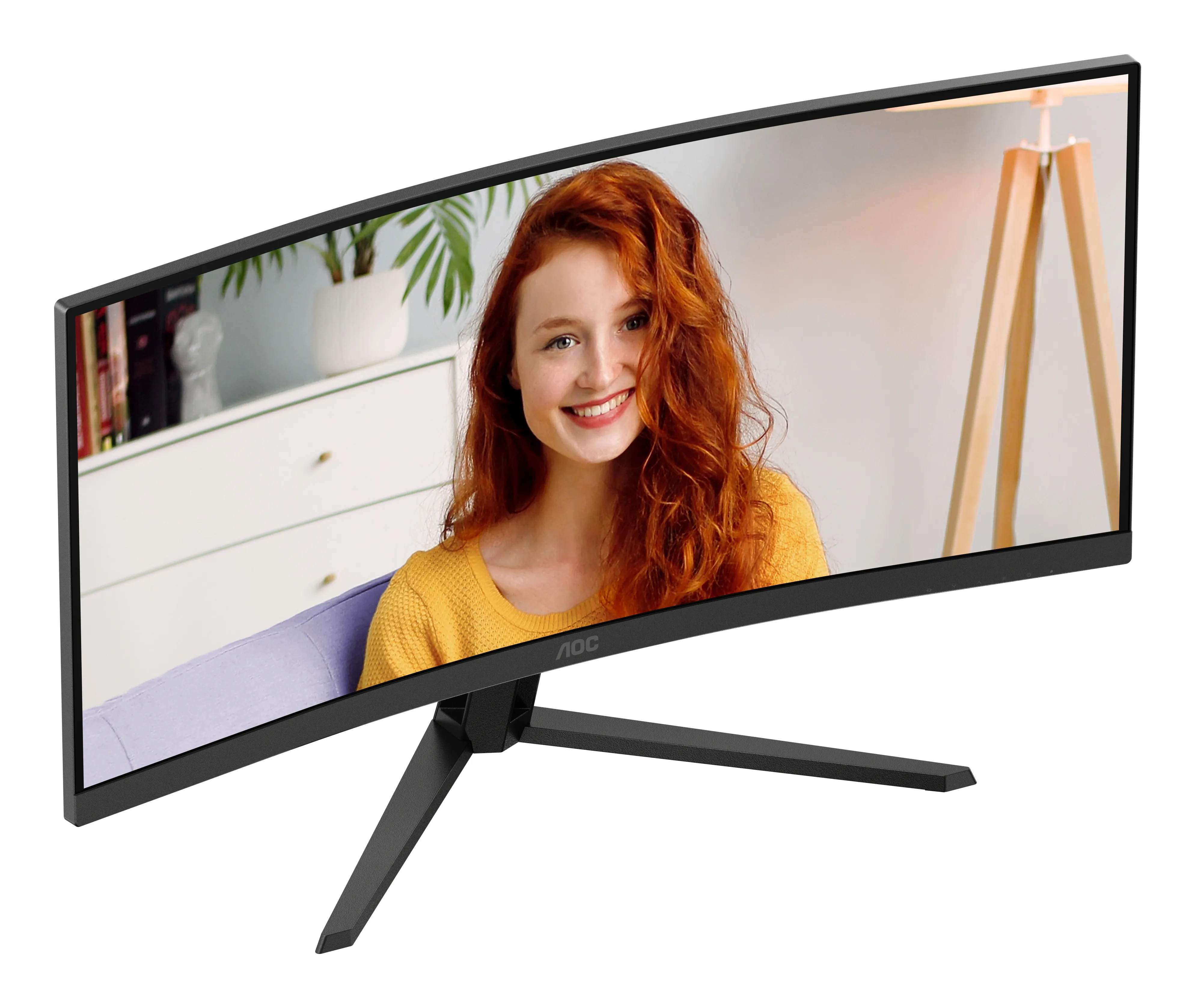 AOC CU34B3E 34" UWQHD, VA, 120Hz, HDR10 Curved Monitor