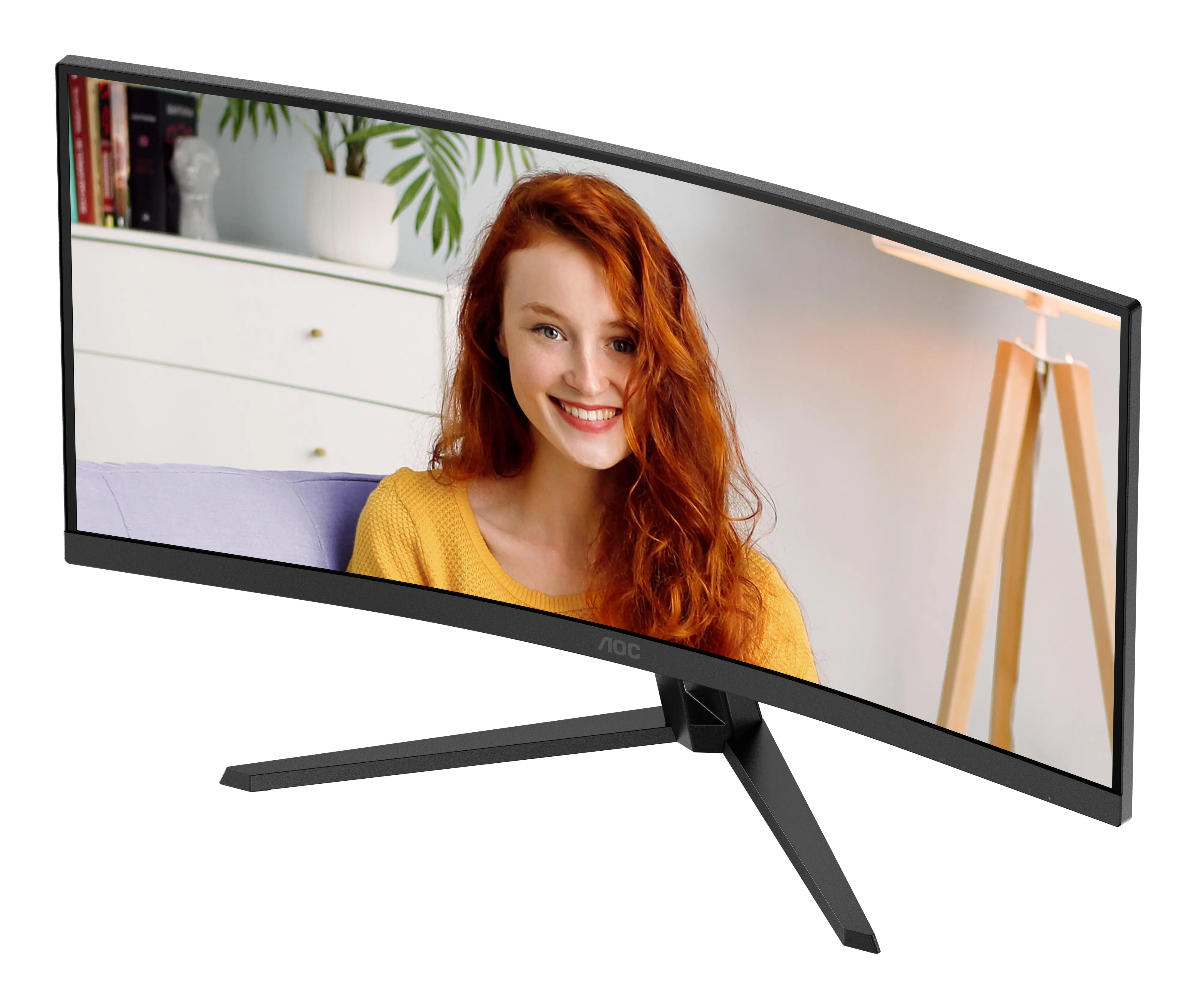 AOC CU34B3E 34" UWQHD, VA, 120Hz, HDR10 Curved Monitor