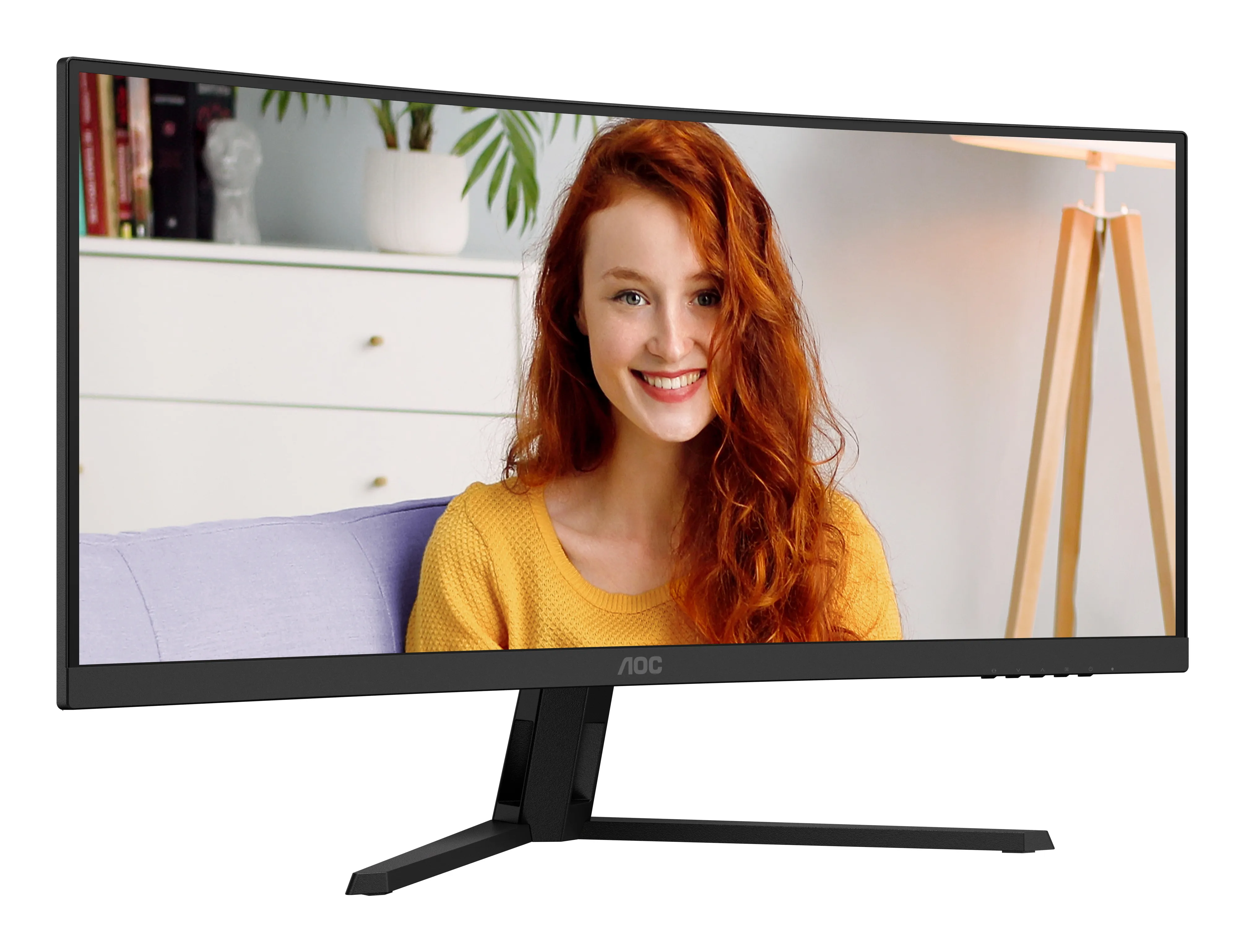 AOC CU34B3E 34" UWQHD, VA, 120Hz, HDR10 Curved Monitor