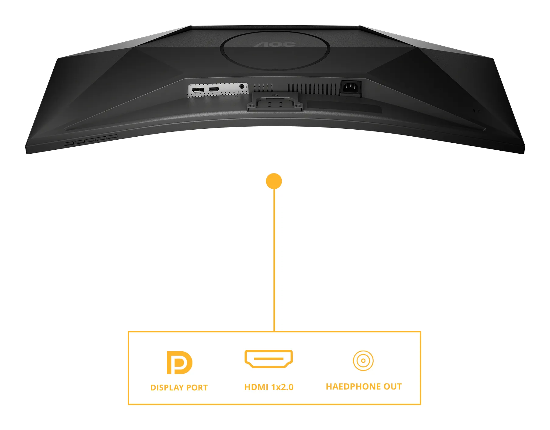 AOC CU34B3E 34" UWQHD, VA, 120Hz, HDR10 Curved Monitor