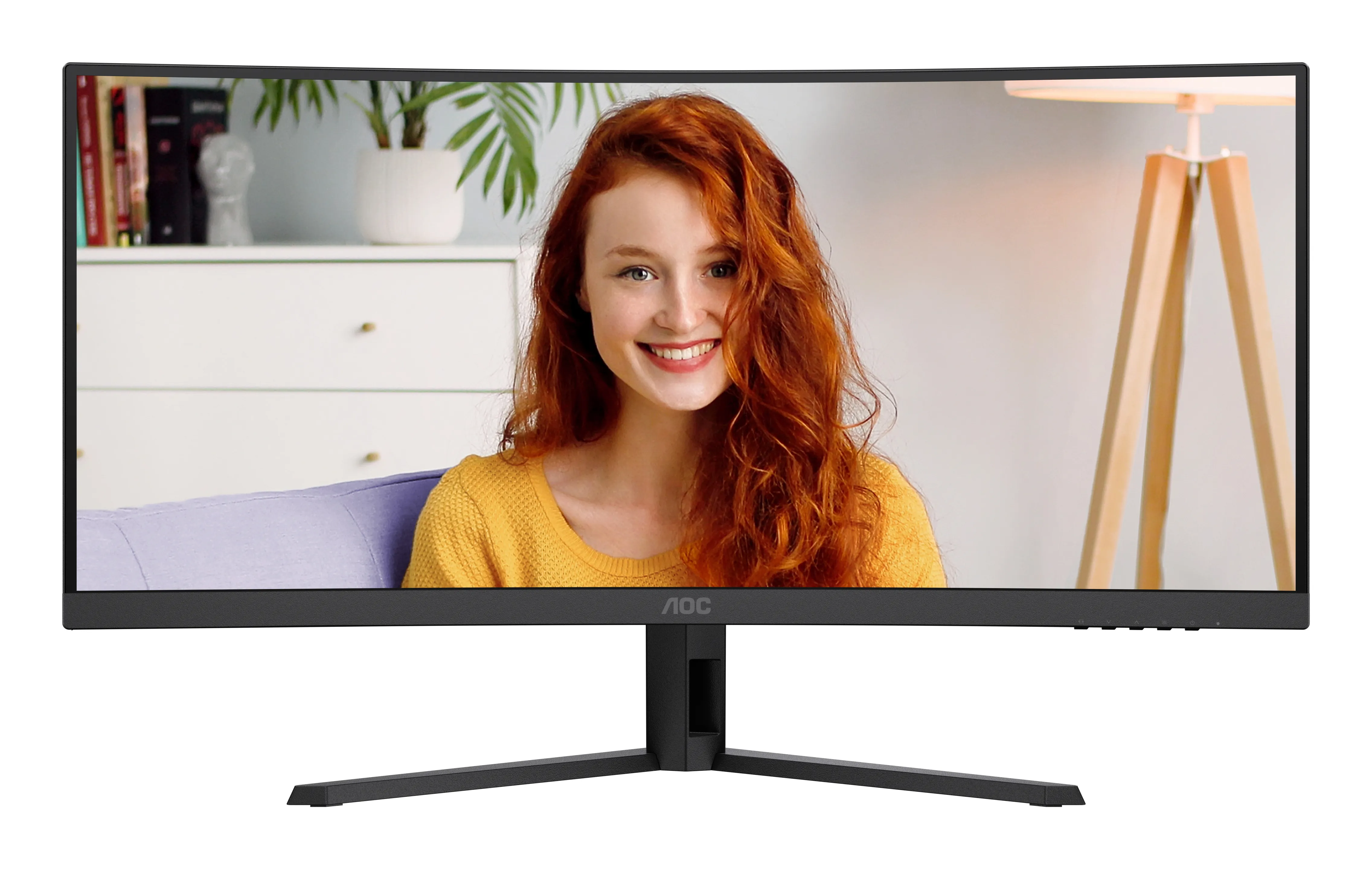 AOC CU34B3E 34" UWQHD, VA, 120Hz, HDR10 Curved Monitor