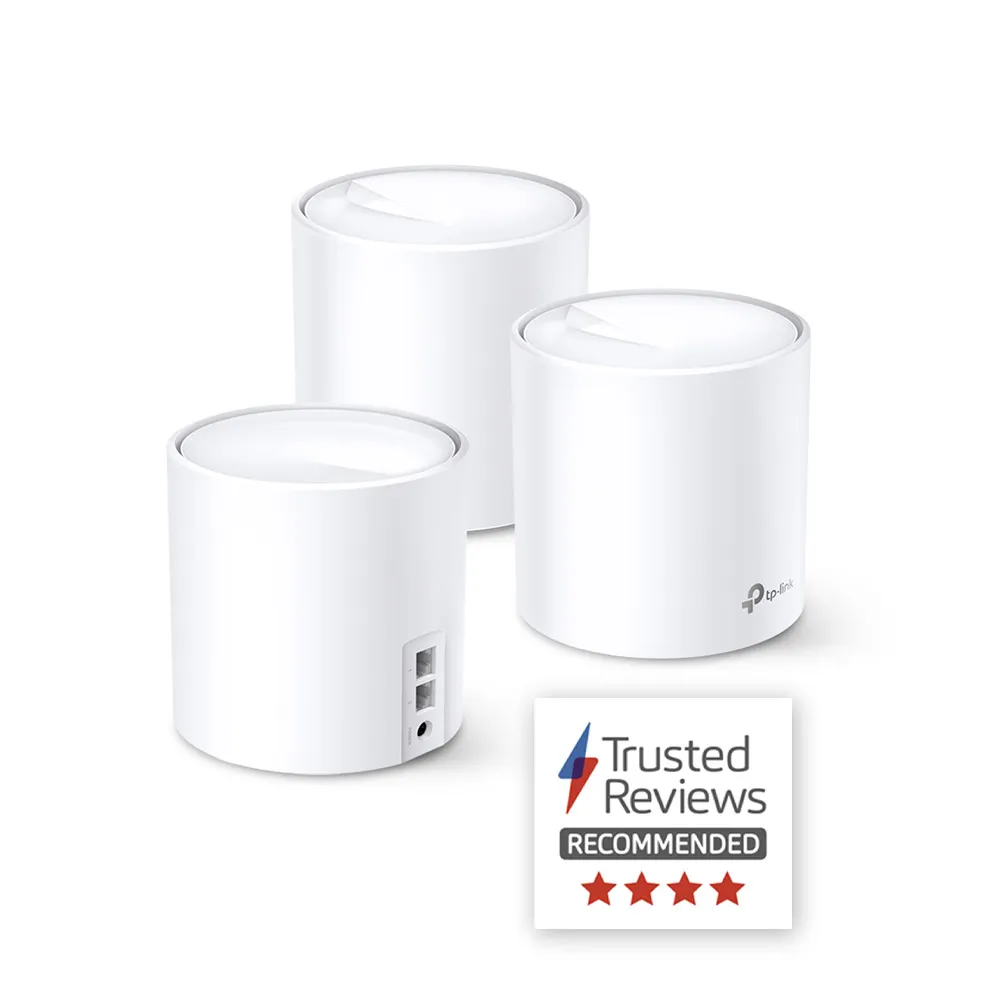 TP-Link Deco X60, AX3000, Dual-Band, Wi-Fi 6 - Mesh system, 3-pack