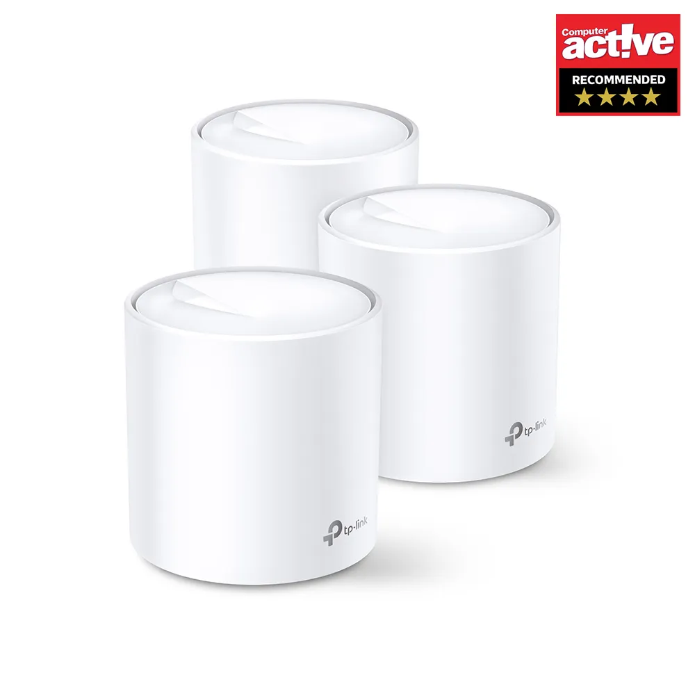 TP-Link Deco X60, AX3000, Dual-Band, Wi-Fi 6 - Mesh system, 3-pack