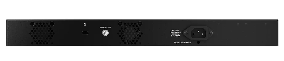 D-Link DMS-1024/E - 24-portars 2,5 gigabits Multi-Gigabit ohanterad switch, Svart