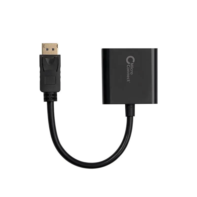 MicroConnect  DisplayPort – VGA -adapteri, Musta