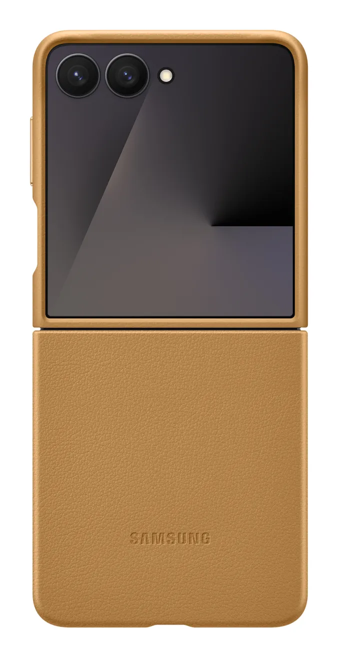 Samsung Galaxy Z Flip7 Kindsuit -suojakuori, Musta, Kameli