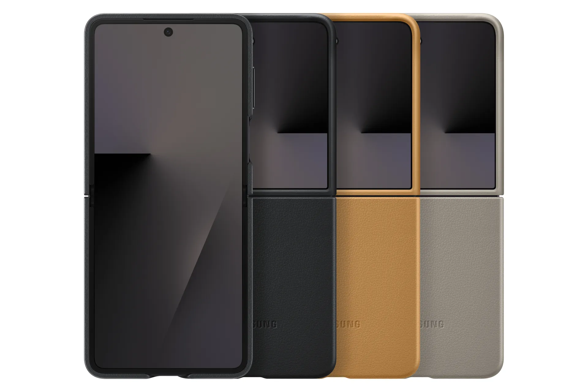 Samsung Galaxy Z Flip7 Kindsuit -suojakuori, Musta, Kameli