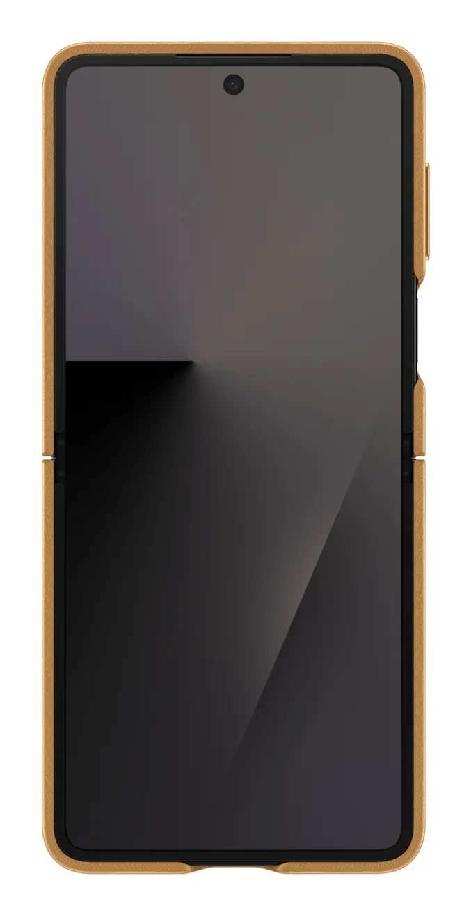 Samsung Galaxy Z Flip7 Kindsuit -suojakuori, Musta, Kameli