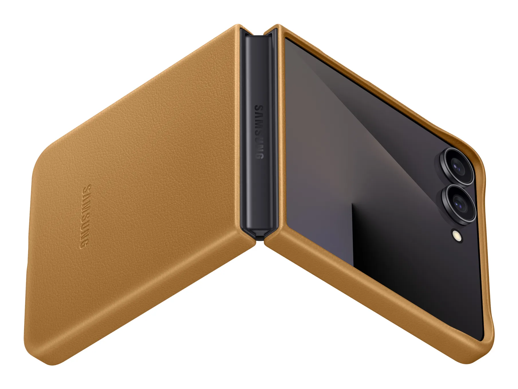 Samsung Galaxy Z Flip7 Kindsuit -suojakuori, Musta, Kameli