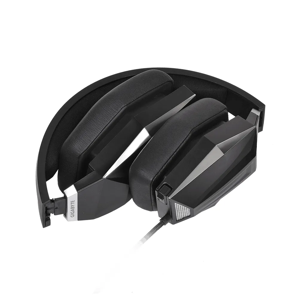 Gigabyte FORCE H5 Gaming Headset with Protective Case, Black