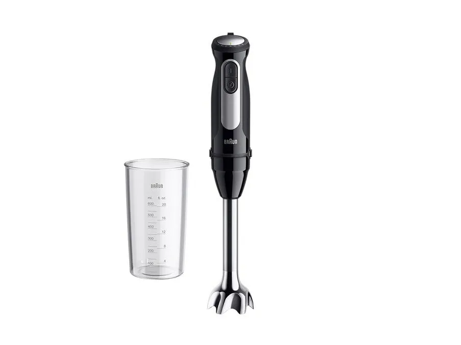 Braun MultiQuick 5 Pro MQ55001M 1000 W 0,6 l stavmixer, svart / silver