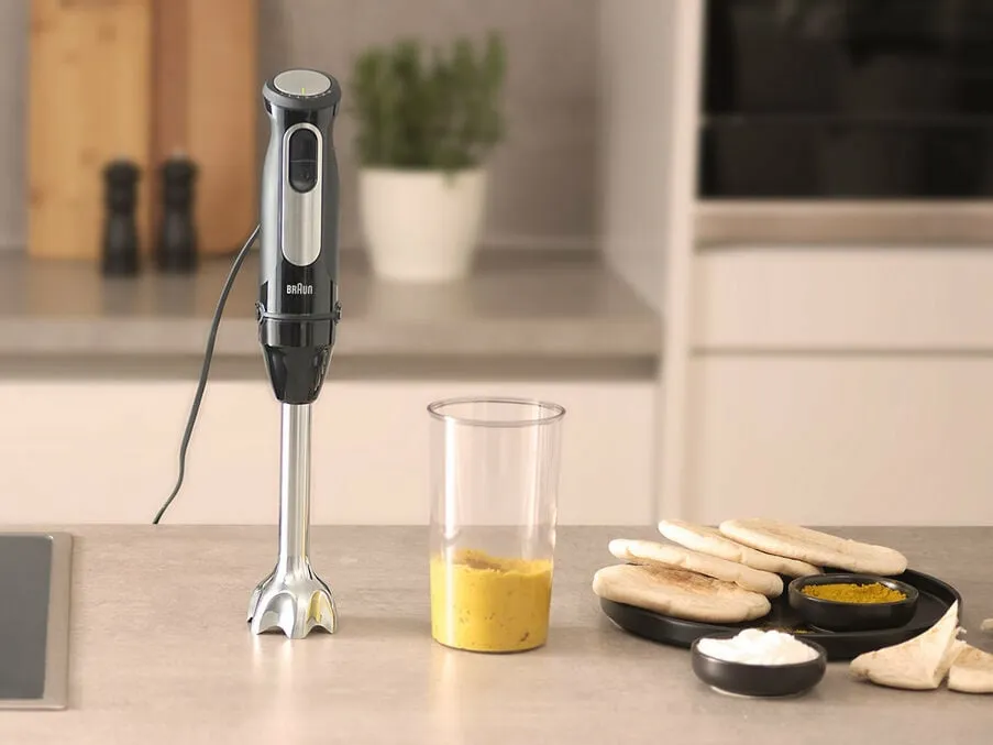Braun MultiQuick 5 Pro MQ55001M 1000 W 0,6 l stavmixer, svart / silver
