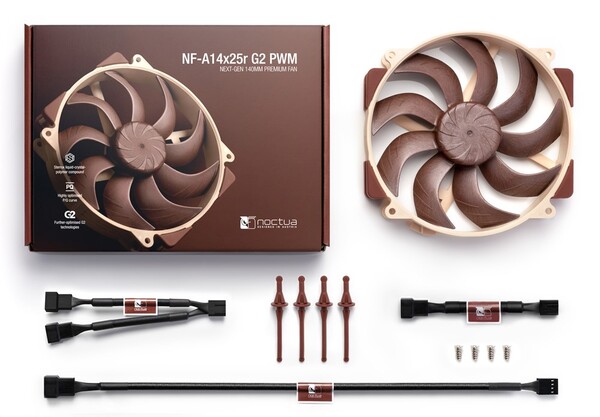 Noctua NF-A14X25R G2 PWM 140mm - case fan