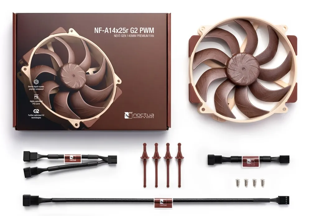 Noctua NF-A14X25R G2 PWM 140mm -kotelotuuletin