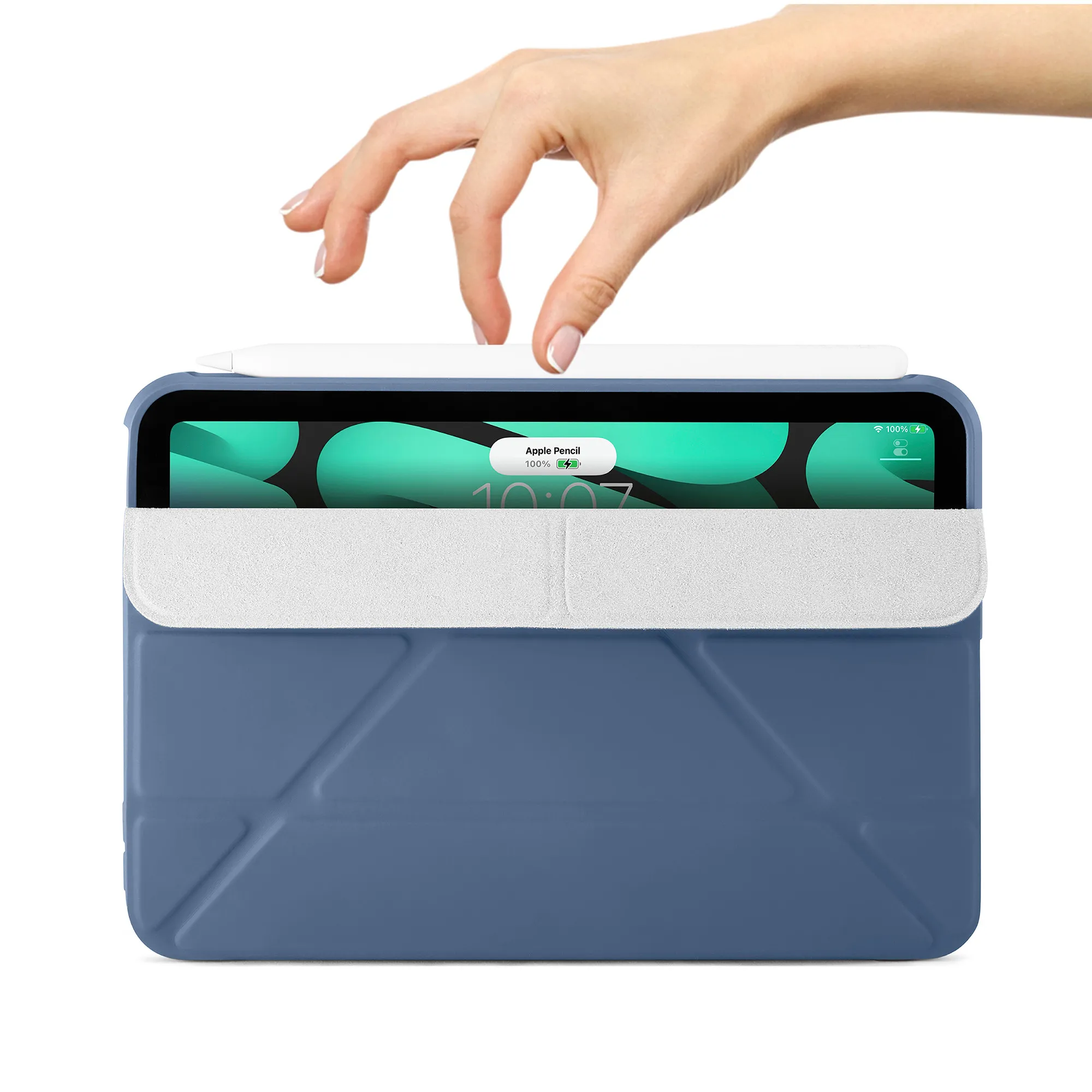 Pipetto Origami No1, iPad mini 6 - Protective Case, Navy