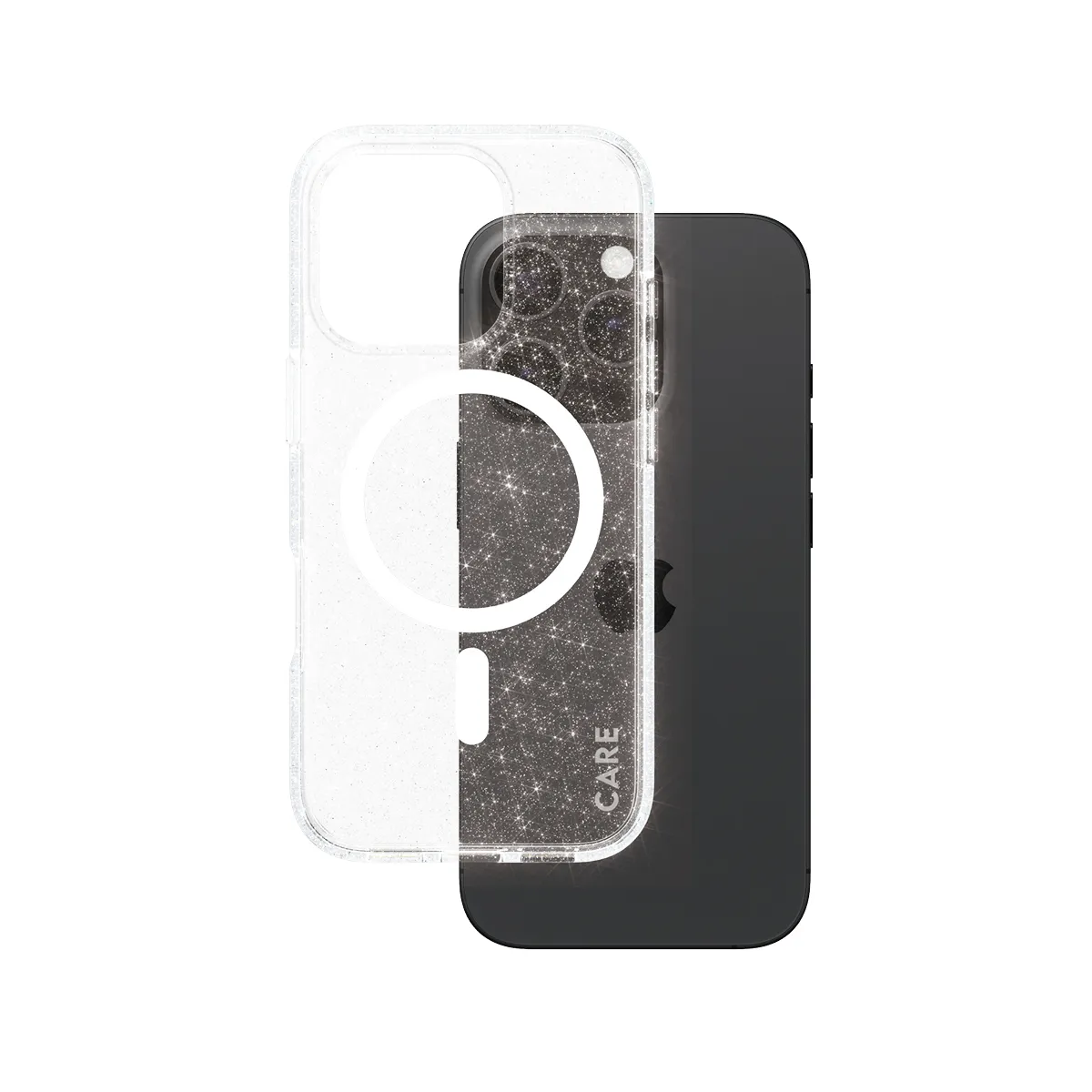 Care by PanzerGlass iPhone 16 Pro MagSafe Star Lit Case, White