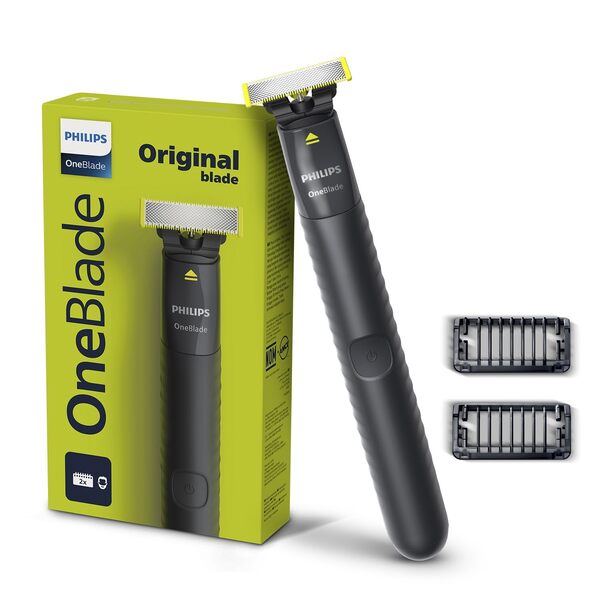 Philips OneBlade QP1424/10 - hybrid shaver and trimmer, Charcoal