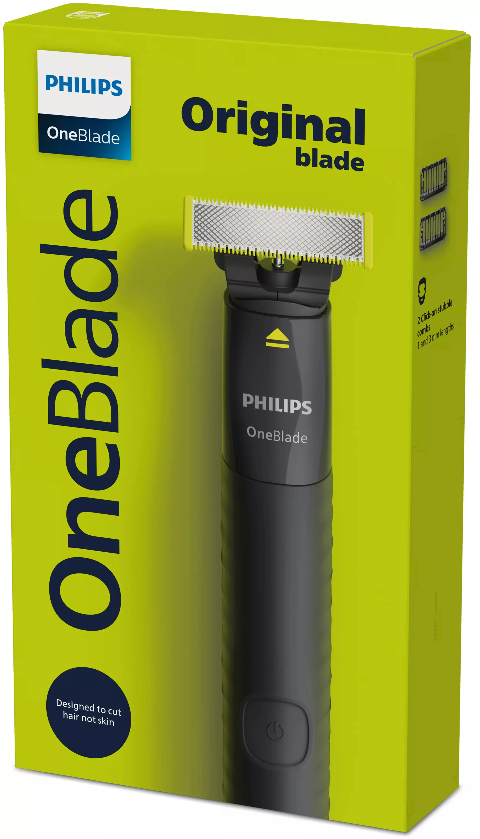 Philips OneBlade QP1424/10 -hybridipartakone ja trimmeri, hiilenharmaa