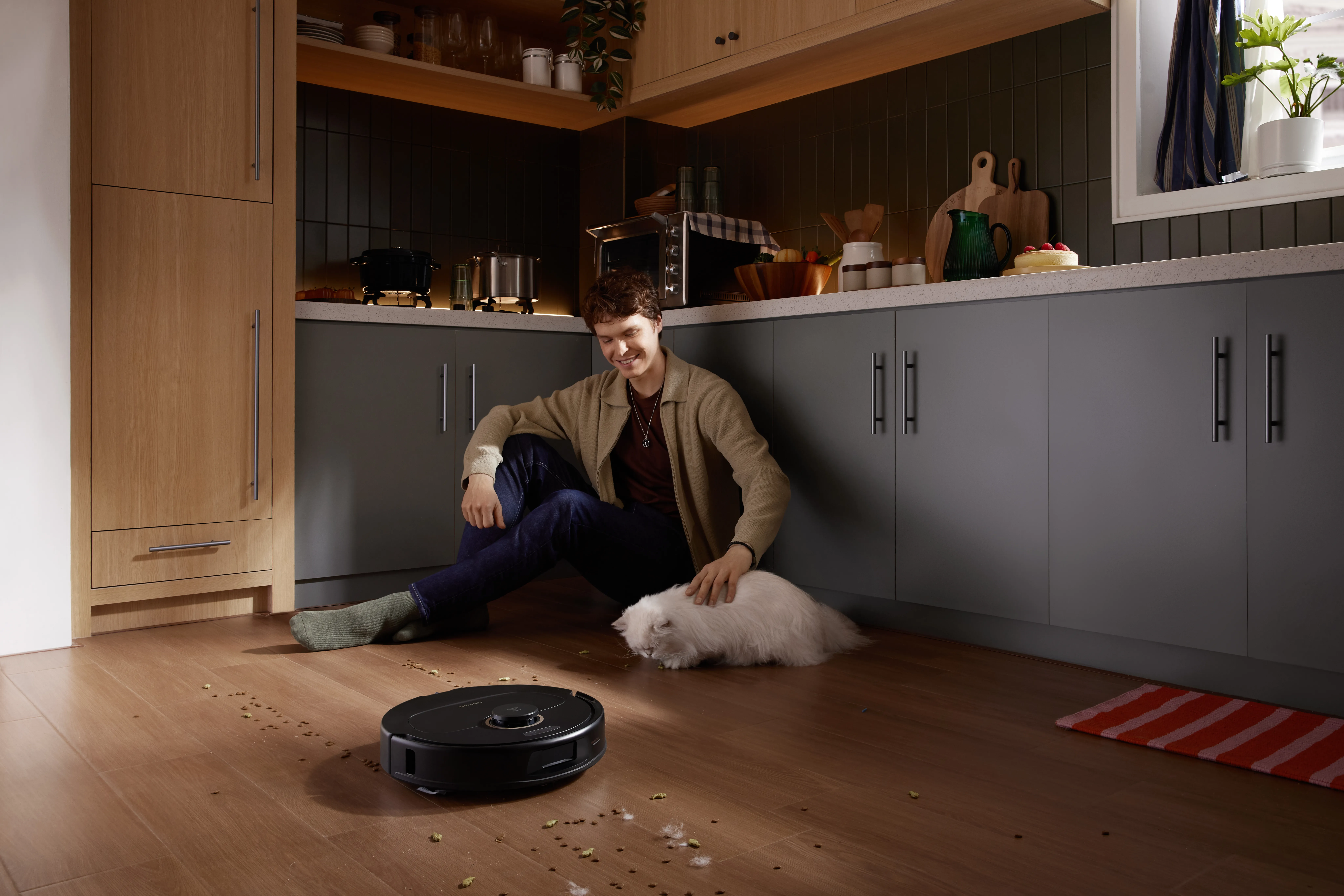 Roborock Qrevo 5AE Robot vacuum cleaner, Black