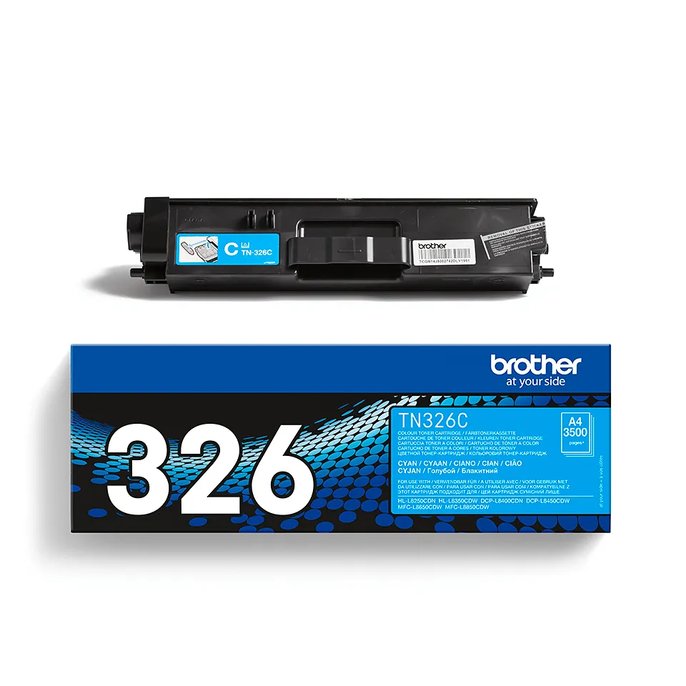 Brother TN-326C -laserv&auml;rikasetti, syaani