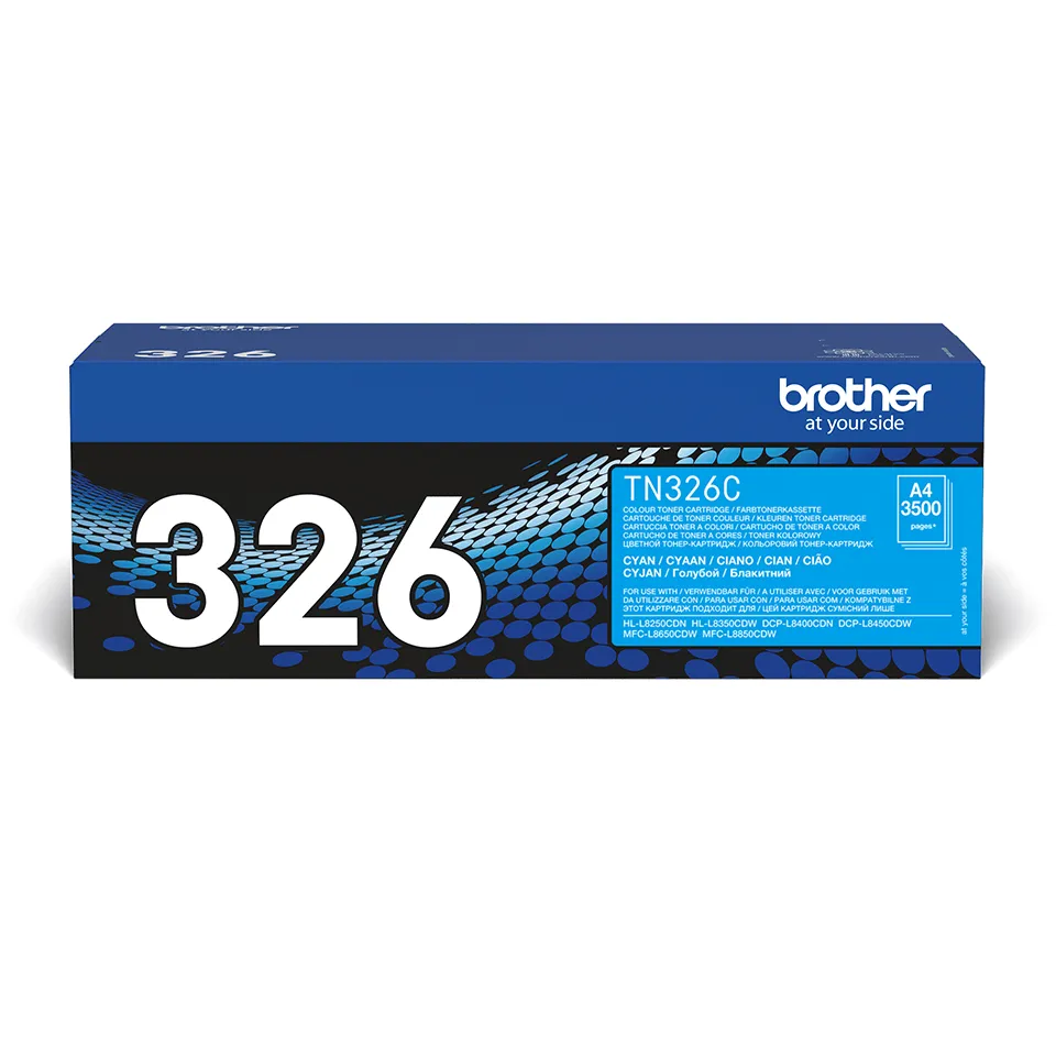 Brother TN-326C -laserv&auml;rikasetti, syaani