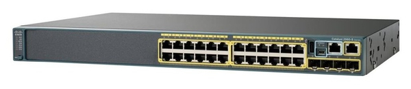 Cisco Catalyst 2960X-24PD-L - Kytkin - Hallinnoitu - 24 x 10/100/1000 (PoE+) + 2 x 10 Gigabit SFP+ - ty&ouml;p&ouml;yt&auml;, r&auml;kkiin asennettava - PoE+ (370 W)