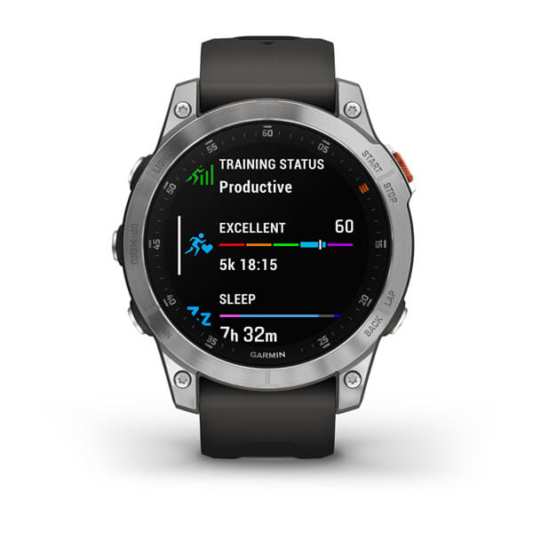 Garmin epix 2 -urheilukello, Slate Steel