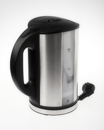 Adler AD 1216 kettle, 1.7L, 2000W, Black/Silver