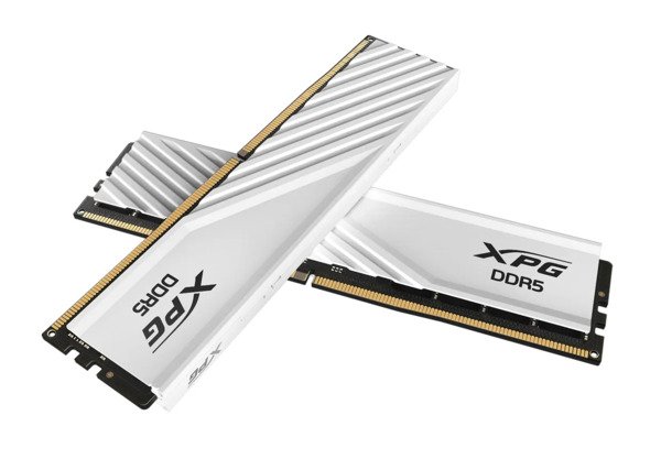 ADATA 32GB (2 x 16GB) DDR5 6400 MHz, CL32 Memory, White (XMP/EXPO)