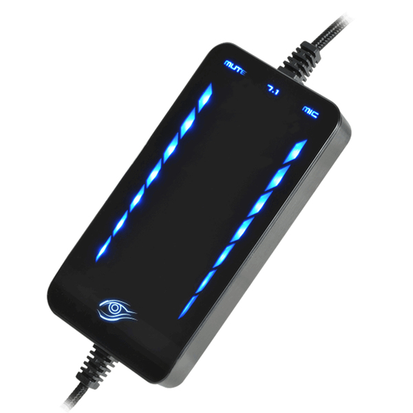 Gigabyte Force H5 USB -pelikuulokkeet mikrofonilla, musta