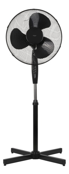 NORDIC HOME CULTURE Floor Fan, 410mm, Three speed options, 50W, black