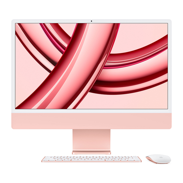 Apple iMac 24&quot;, (M3 8C CPU, 10C GPU), 8GB, 512GB SSD, MacOS - All-in-one, Pink