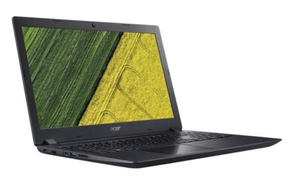 Acer 15.6&quot; Aspire 3, 256 Gt SSD, Win 10 Home -kannettava, musta