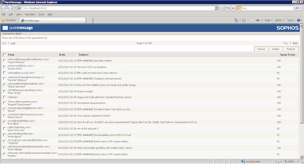 SOPHOS PUREMESSAGE EXCHANGE,500-999USERS,24 MONTHS,SUBSCRIPTION RENEWAL,EDU