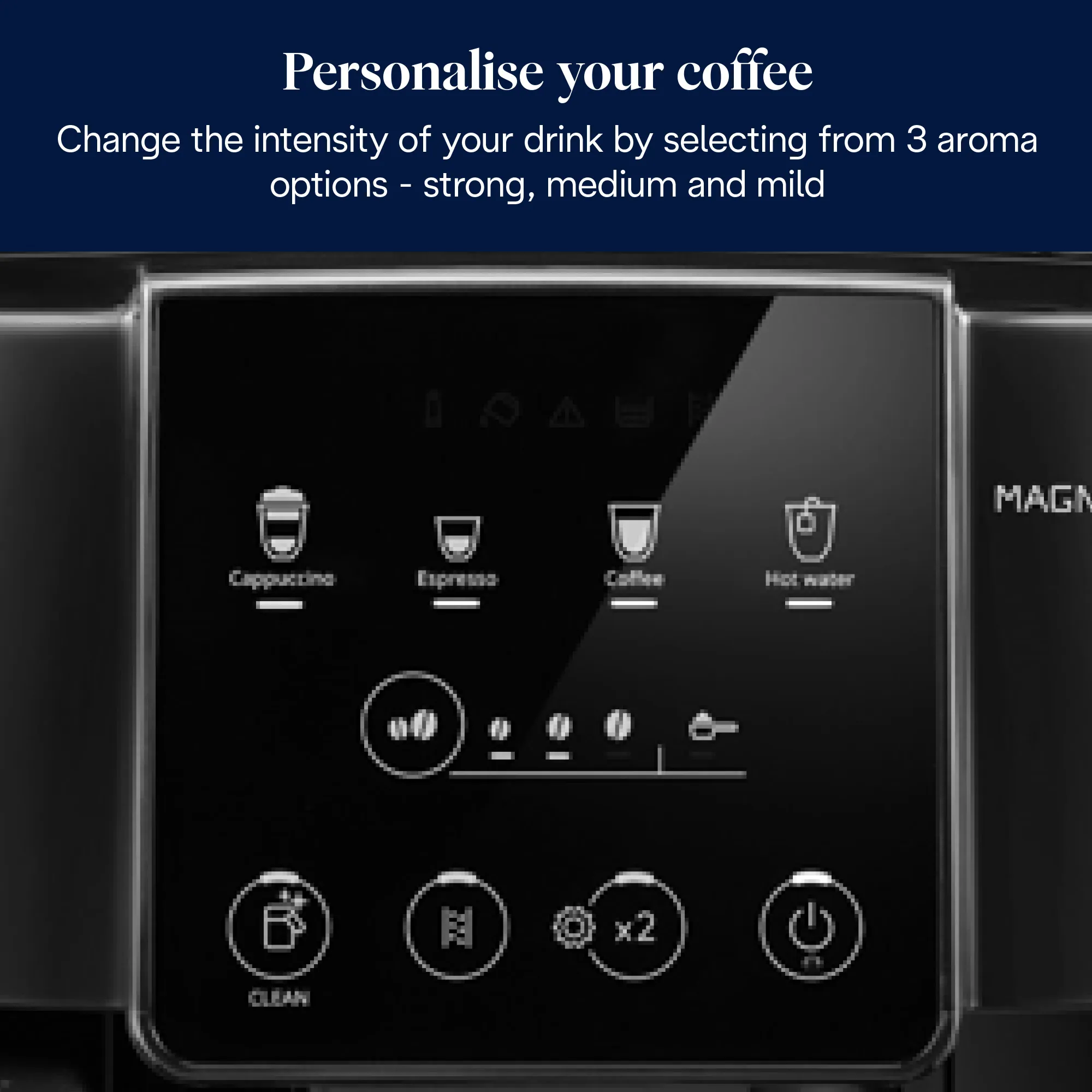 De'Longhi Magnifica Start ECAM 220.60.B Fully Automatic Espresso Machine, Black