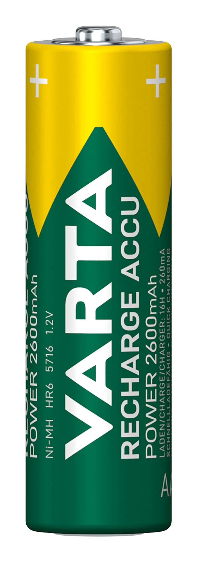 Varta  Recharge Charge Accu Power AA 2600mAh 4 Pack (B)